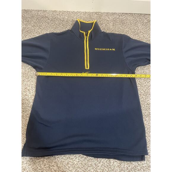 Nike Team Michigan Wolverines Quarter Zip Lightweight Pullover Men's M - Picture 9 of 10